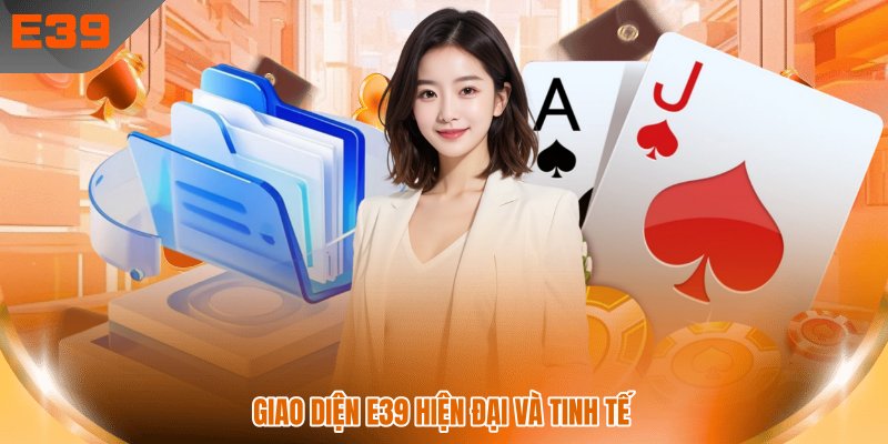 Giao diện E39 hiện đại và tinh tế